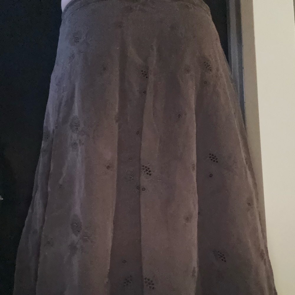 Jones New York Dark Brown Long Skirt